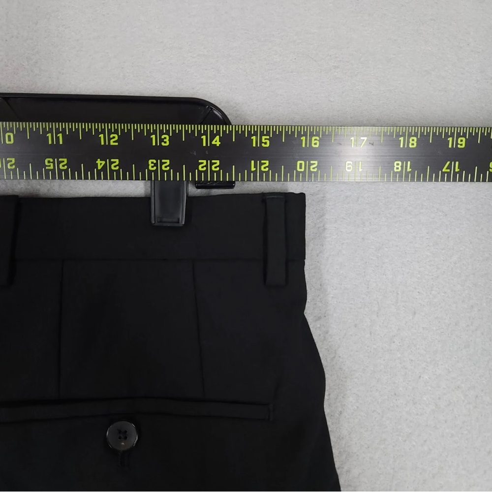 Hugo Boss Slim Fit Black Trousers Dress Pants 30 x 28 100% Schurwolle Wool